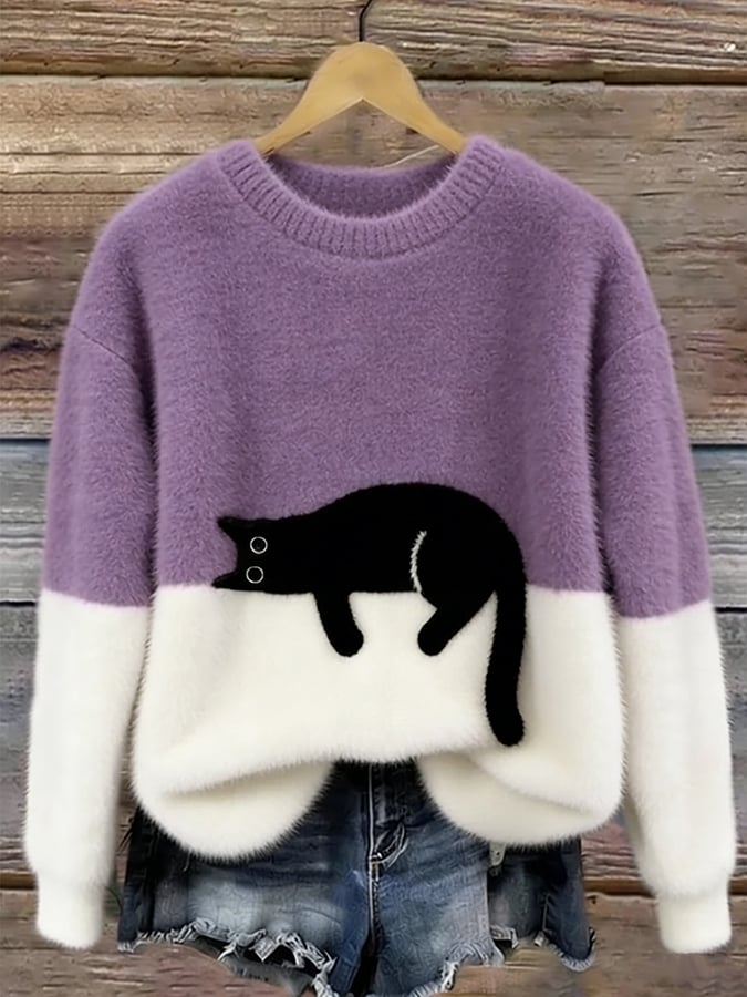 Leah | Patterned Knit Sweater
