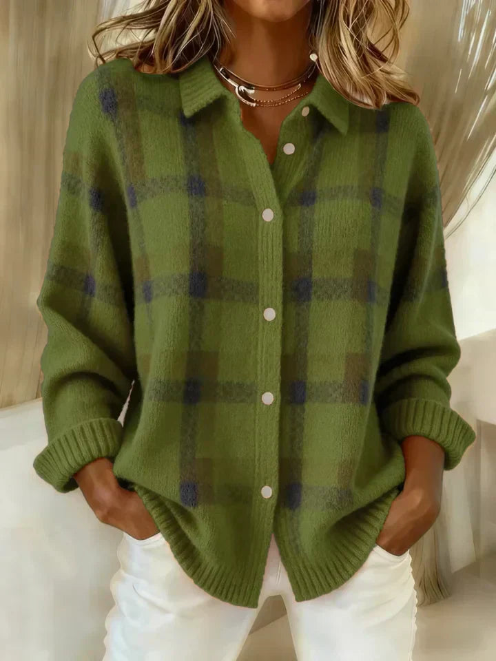 Danica | Cloud-Soft Plaid Button-Up
