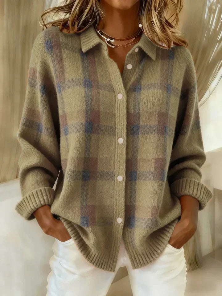 Danica | Cloud-Soft Plaid Button-Up