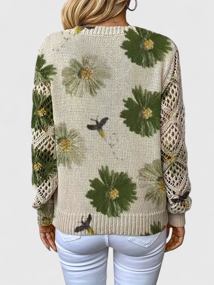 Madis | Elegant Floral Sweater