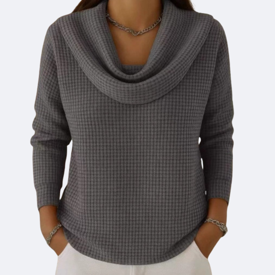 Zyrell | Soft Sweater with Waffle Texture