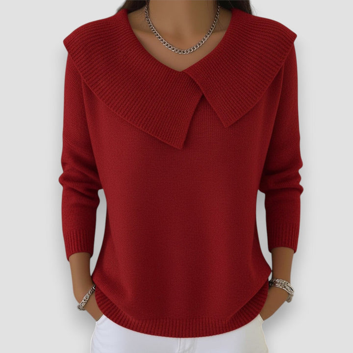 Aurora | Cozy Sweater with Soft Collar