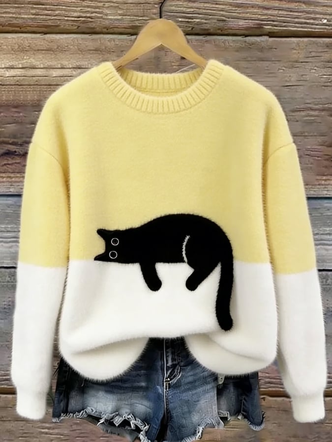 Leah | Patterned Knit Sweater