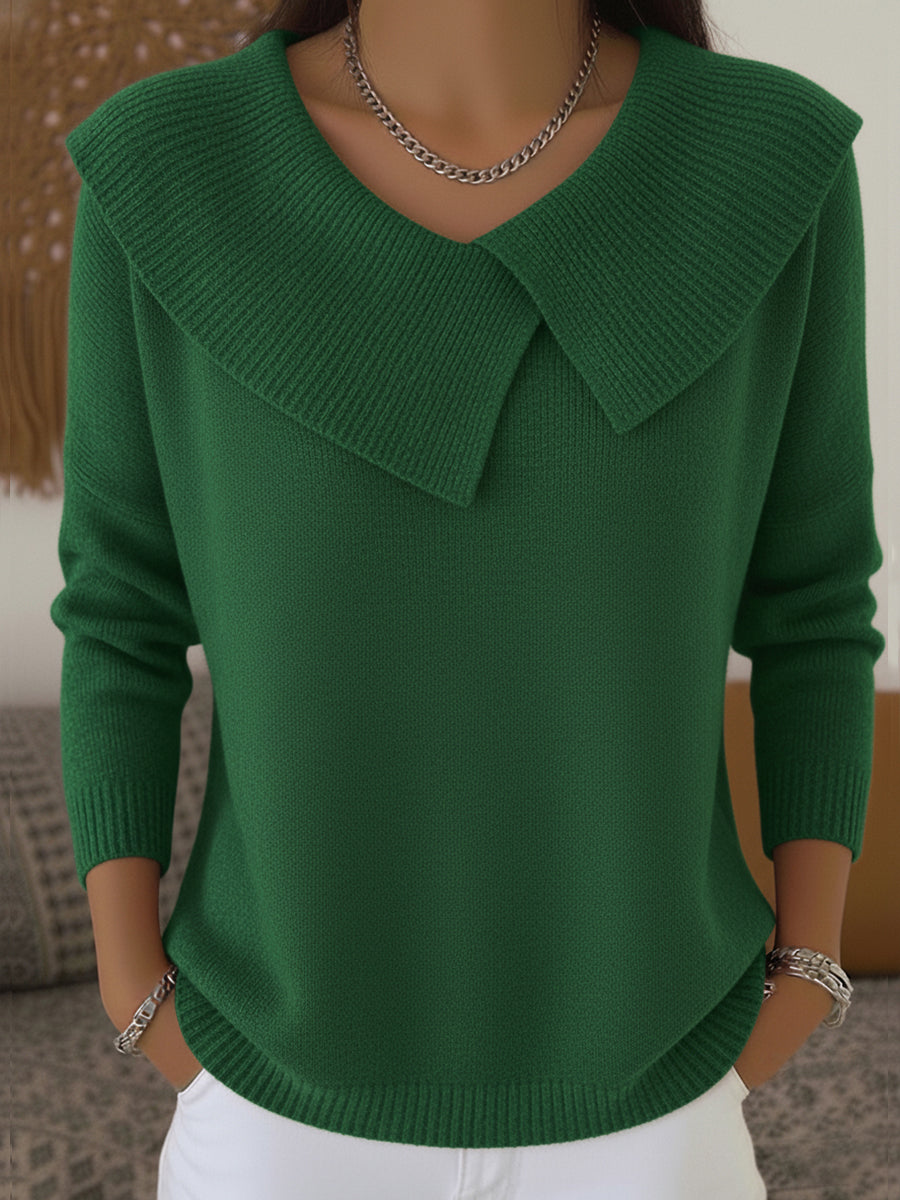 Aurora | Cozy Sweater with Soft Collar