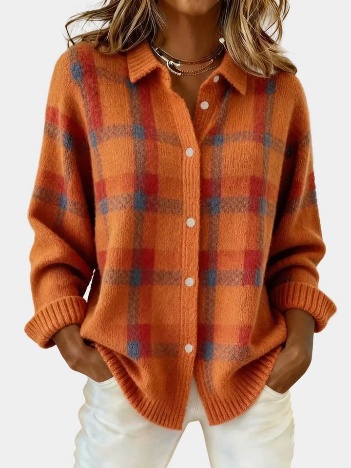Danica | Cloud-Soft Plaid Button-Up