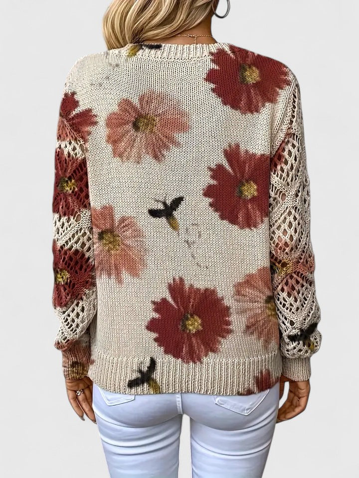 Madis | Elegant Floral Sweater