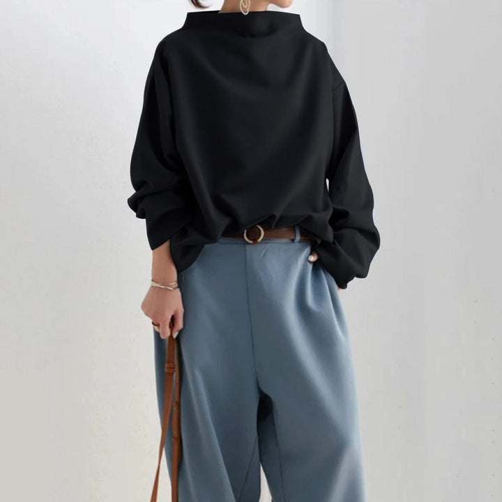 Elly™ | High-Neck Cozy Knit Top