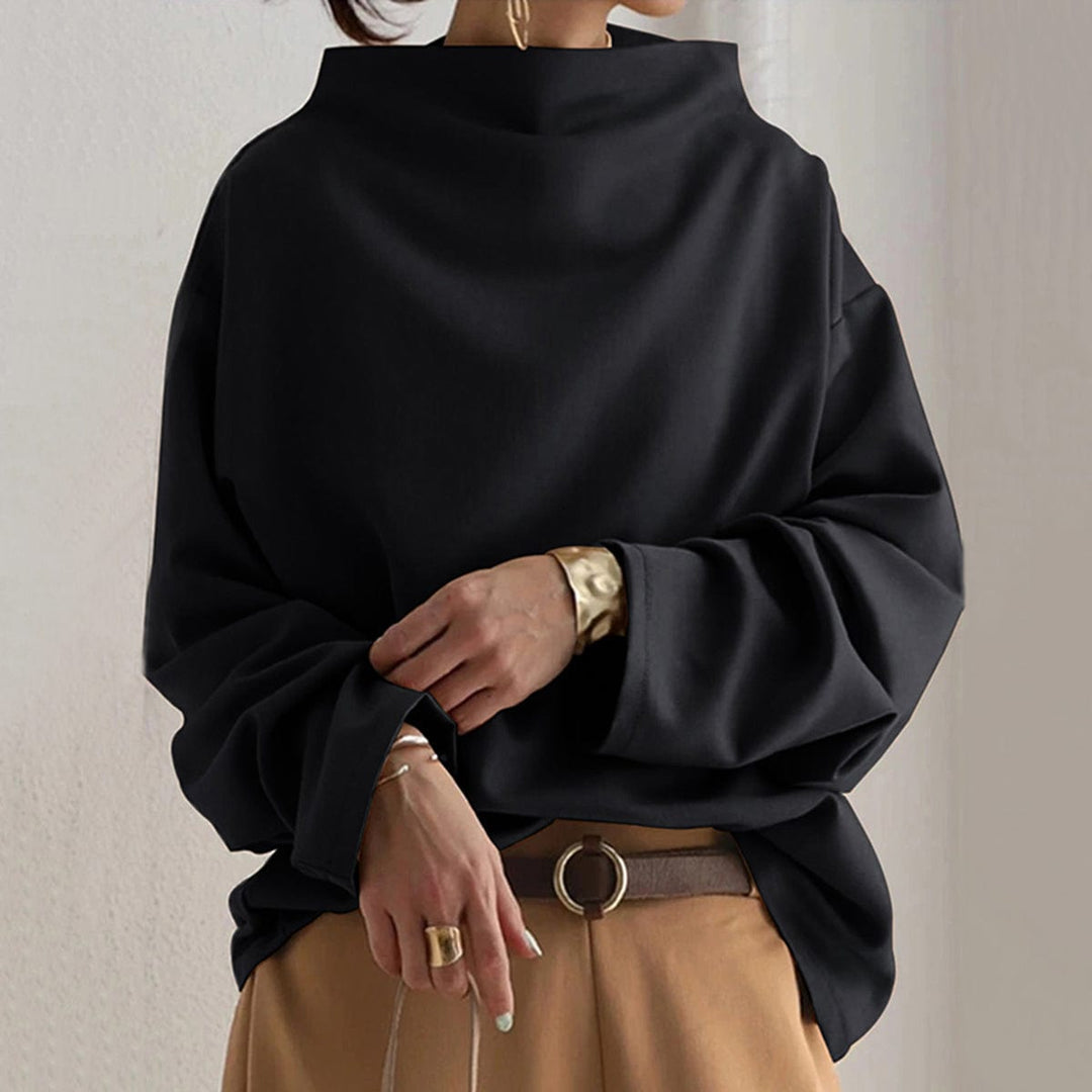 Elly™ | High-Neck Cozy Knit Top