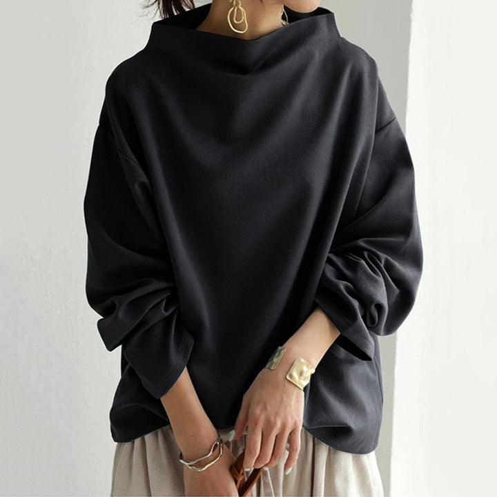 Elly™ | High-Neck Cozy Knit Top