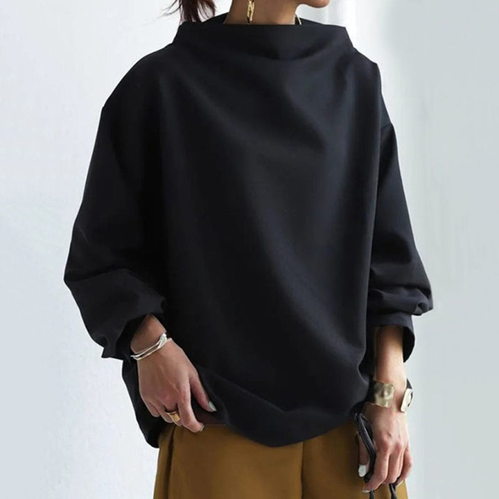 Elly™ | High-Neck Cozy Knit Top