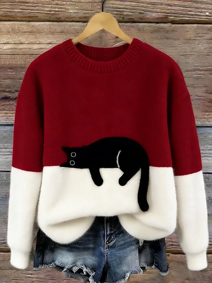 Leah | Patterned Knit Sweater