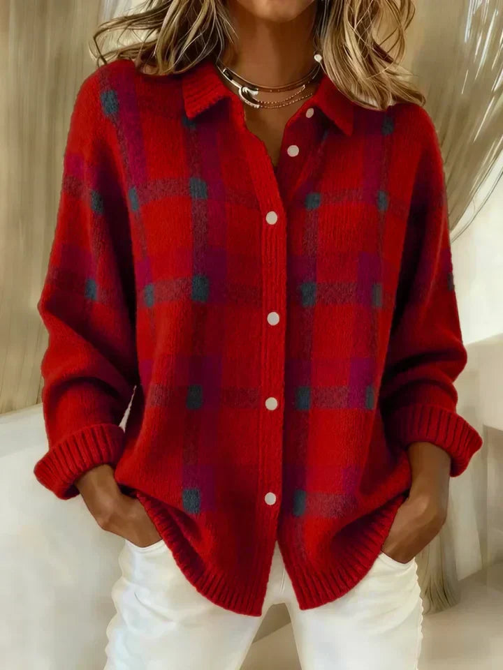 Danica | Cloud-Soft Plaid Button-Up