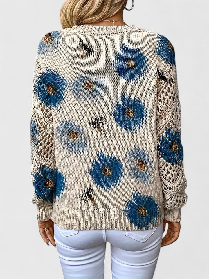 Madis | Elegant Floral Sweater