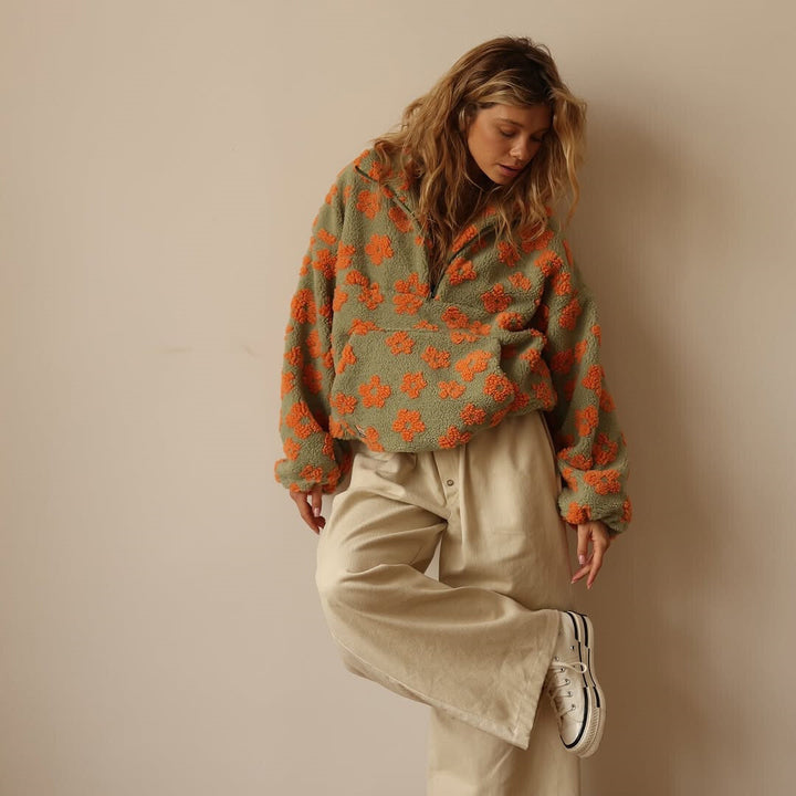 Daisy | Fleece Pullover Bloom