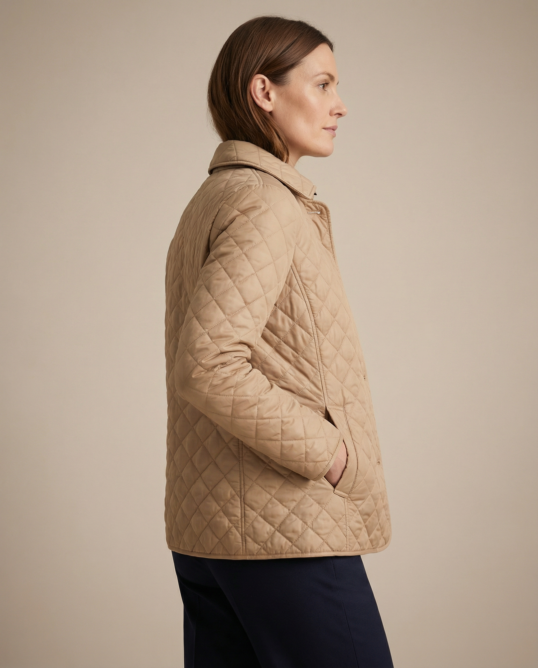 Olivia | Quilted Button-Up Jacket