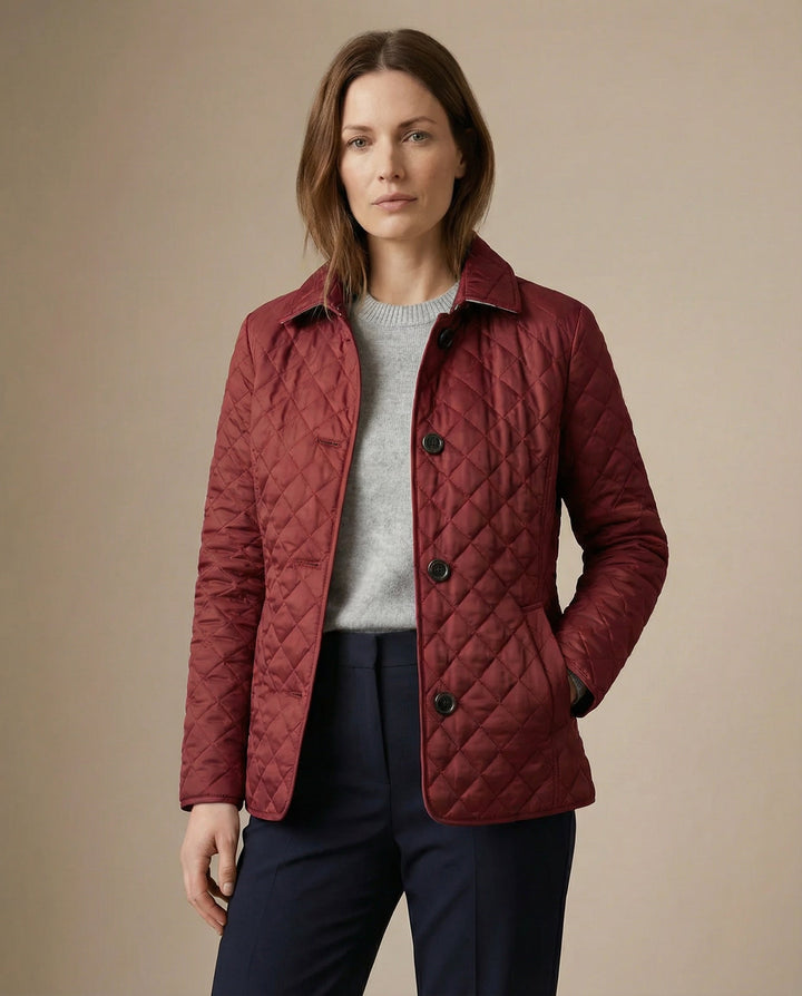 Olivia | Quilted Button-Up Jacket