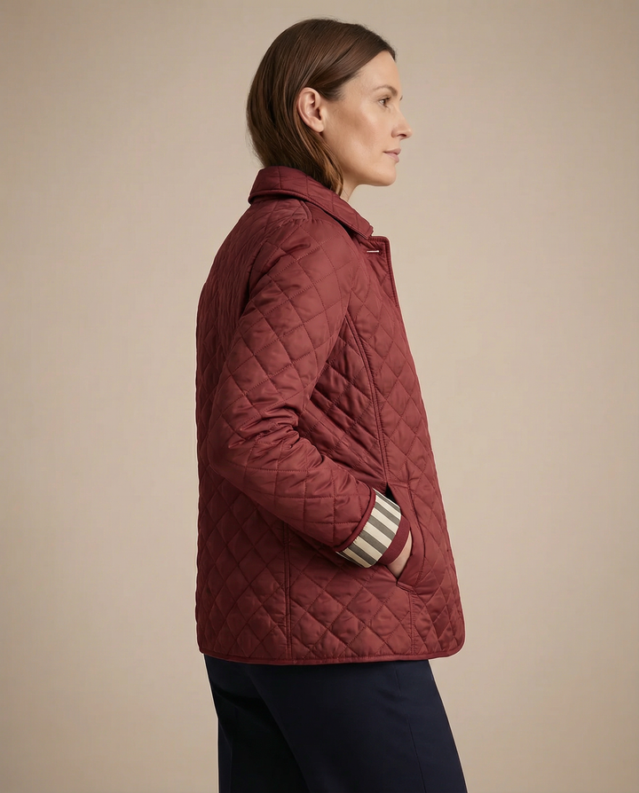 Olivia | Quilted Button-Up Jacket