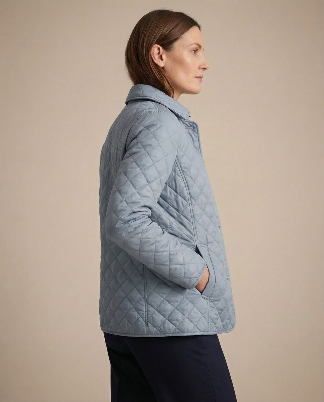 Olivia | Quilted Button-Up Jacket