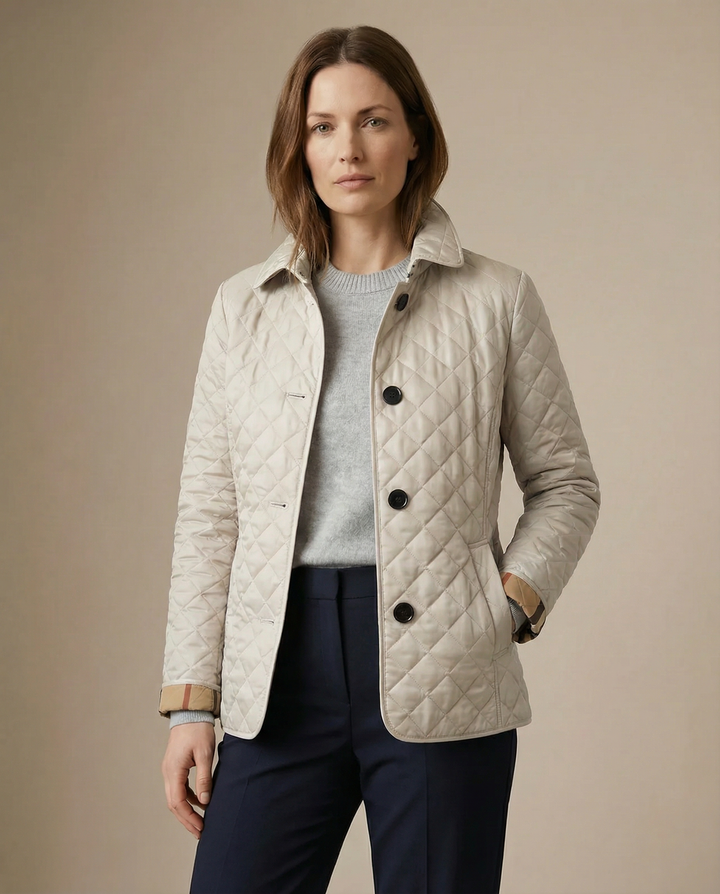 Olivia | Quilted Button-Up Jacket