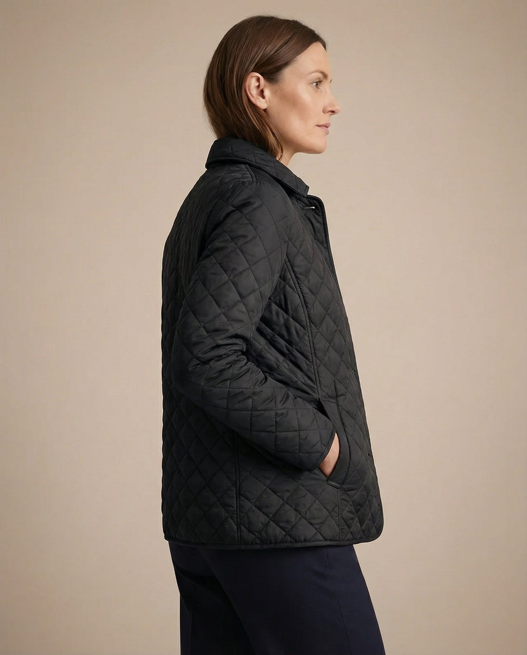 Olivia | Quilted Button-Up Jacket