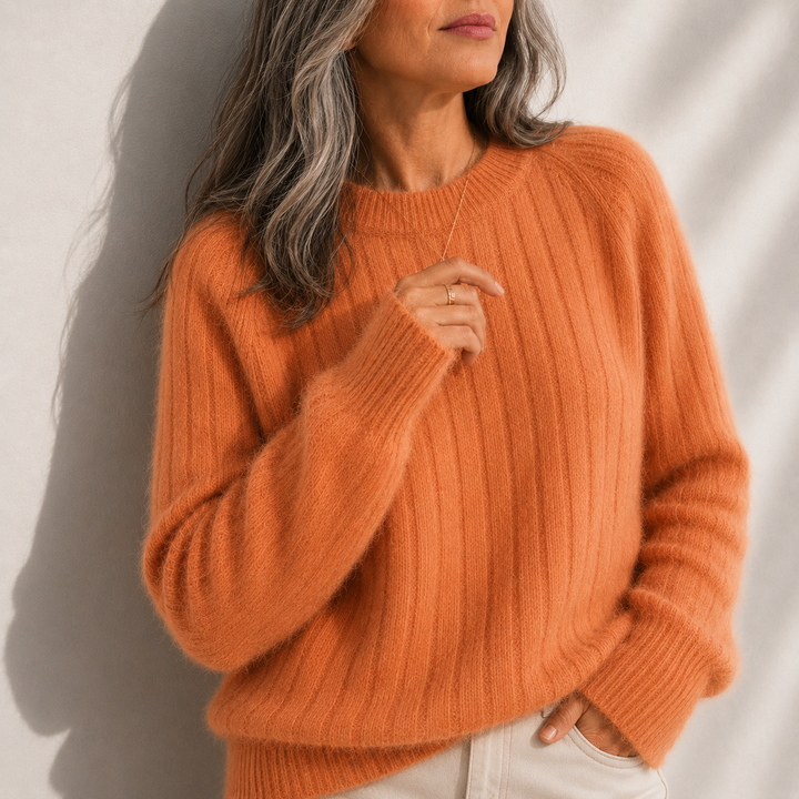 Milana Solid Colour Fluffy Sweater