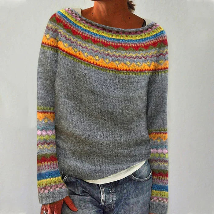 Hazeel | Retro Fall Sweater